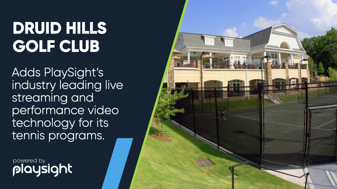 Druid Hills brings PlaySight technology to its tennis facilities 4 Druid Hills.002 Https://Playsight.com