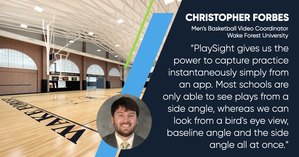 Wake Forest Basketball renews its partnership with PlaySight 4 Wake Bball.001 Https://Playsight.com