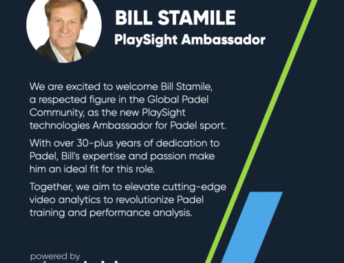 Bill Stamile Joins PlaySight Technologies as Ambassador, Bringing Cutting-Edge Solutions to Padel Sport