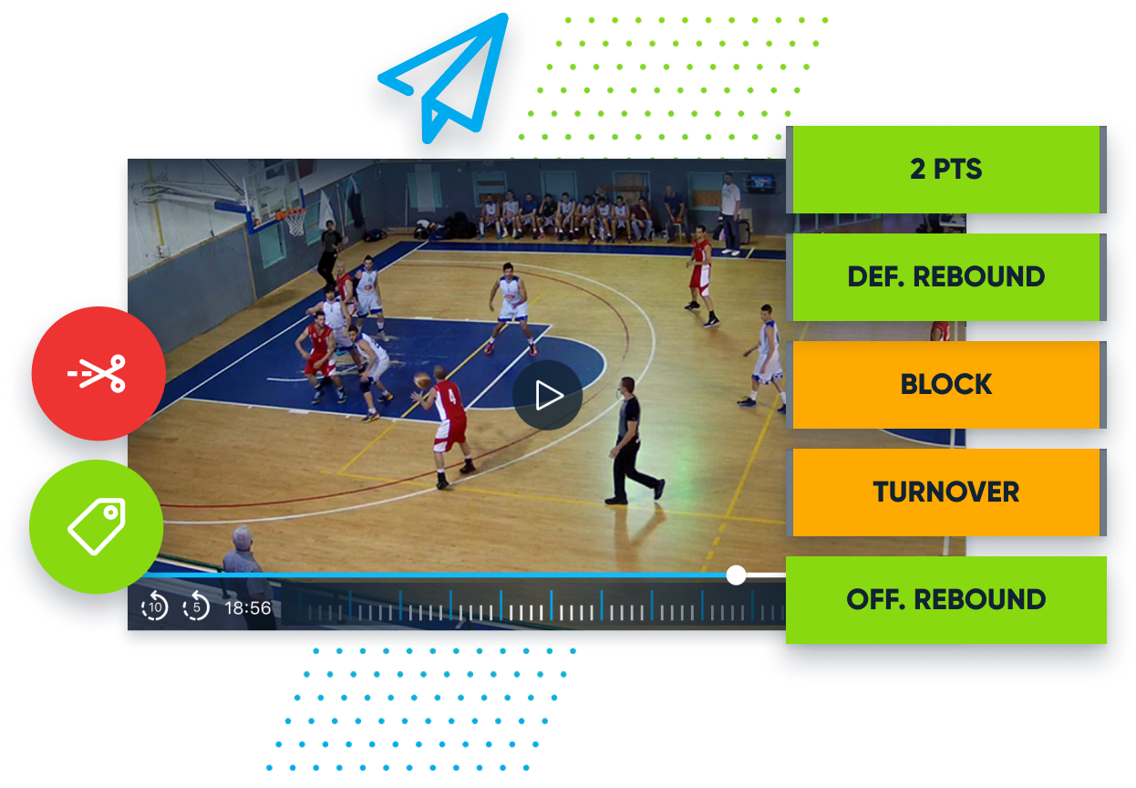 basketball tagging feature Basketball Tagging Feature Https://Playsight.com